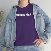 Load image into Gallery viewer, Who Has Nic? Tee